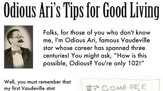 Odious Ari's Tips for Good Living